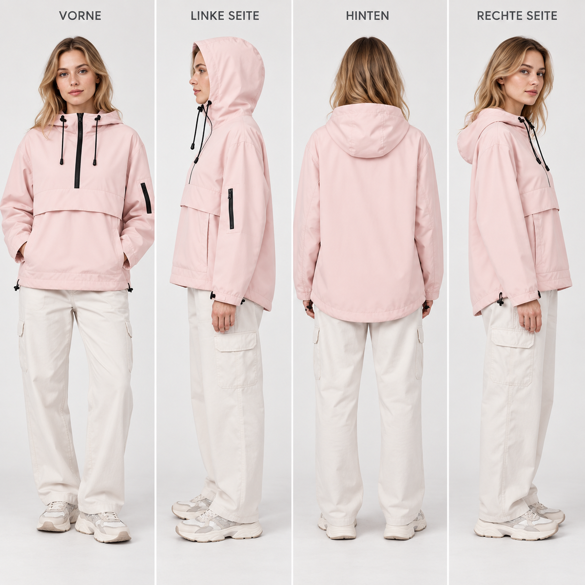 Camp Basel | StormShield Parka Wasserdichter Allwetter-Mantel mit Kapuze