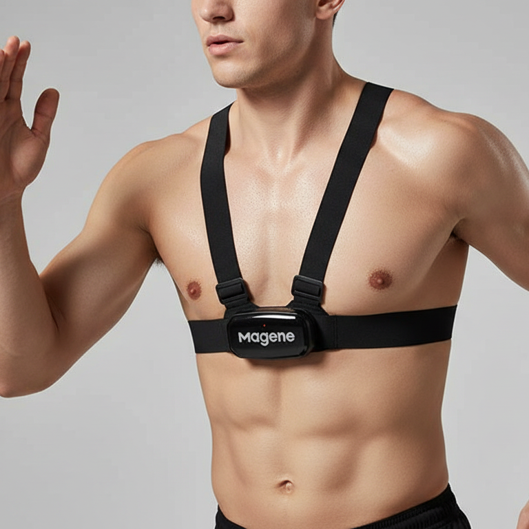 Wasserfester Herzfrequenzmesser | Brustgurt für Sportler