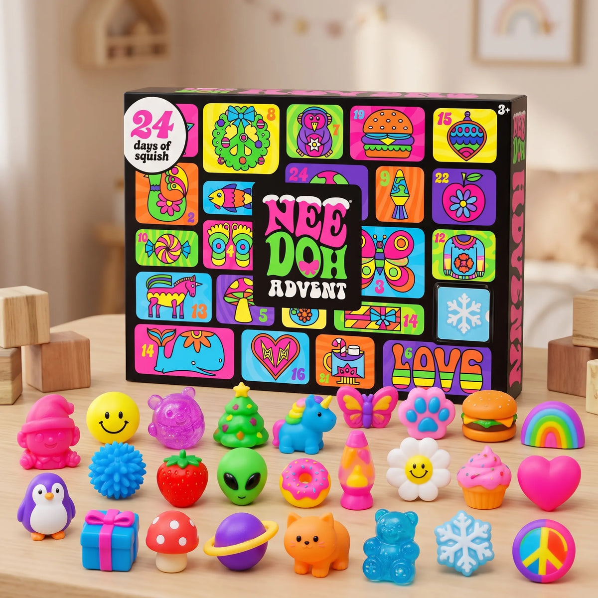 Weihnachtskalender – 24 Bunte Figuren zum Sammeln