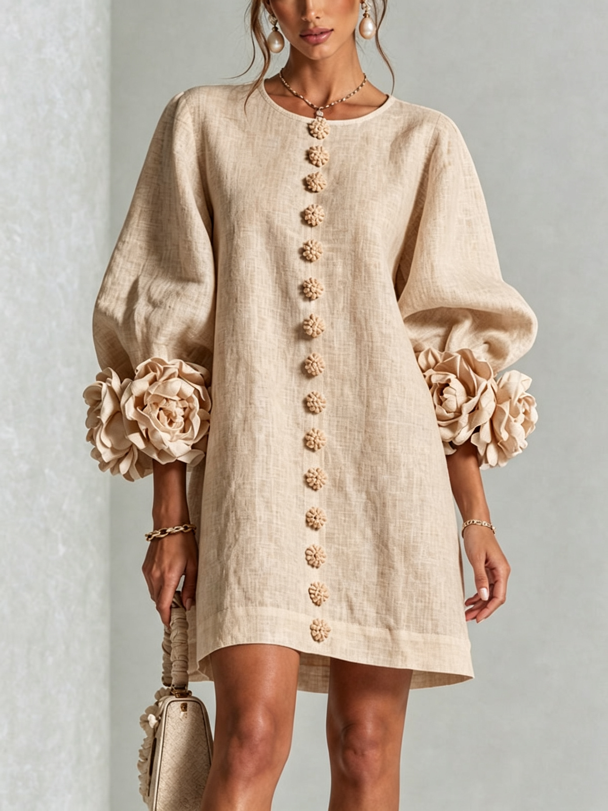 MARIETTA Skulpturales Shift-Kleid