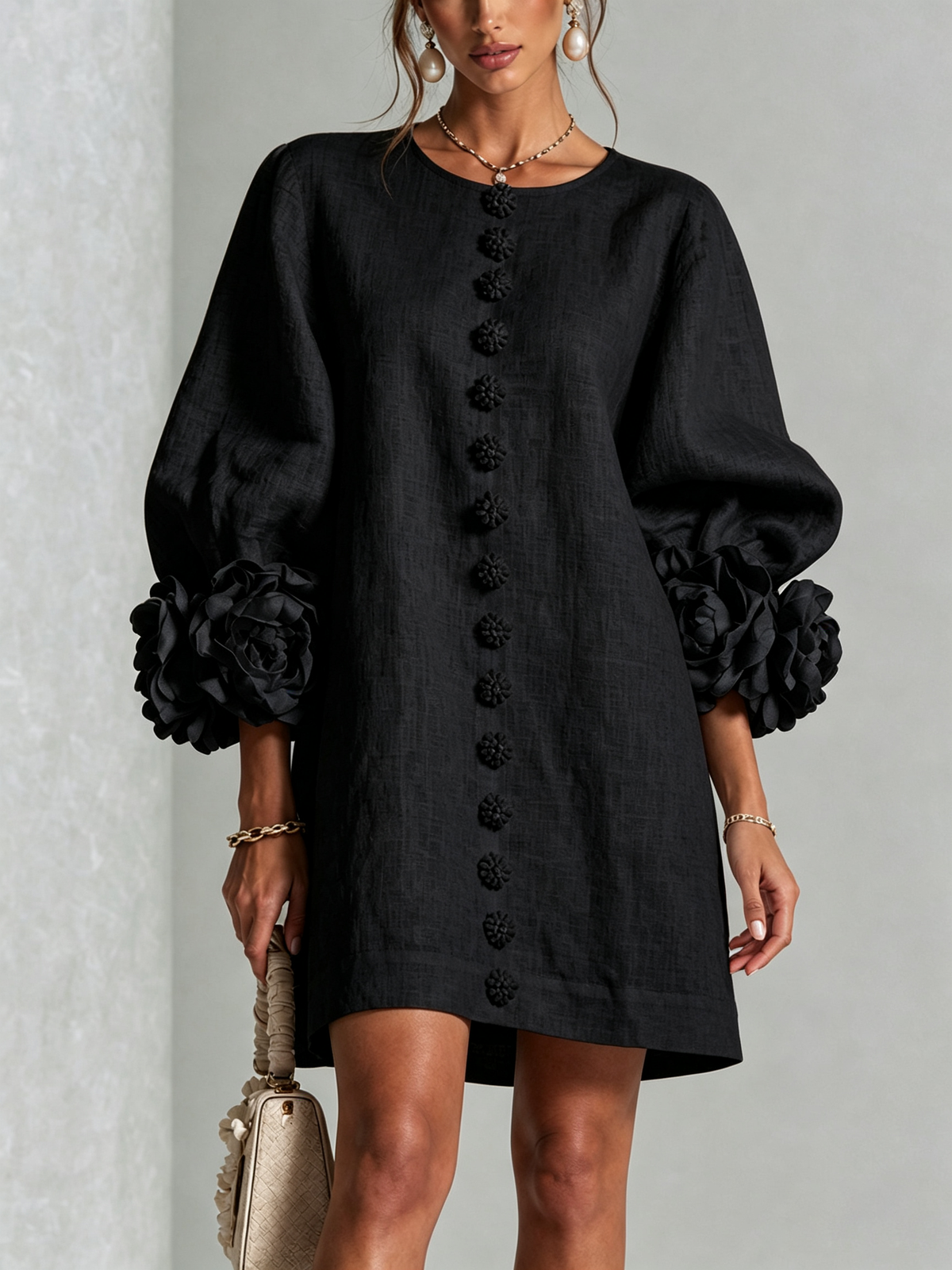 MARIETTA Skulpturales Shift-Kleid