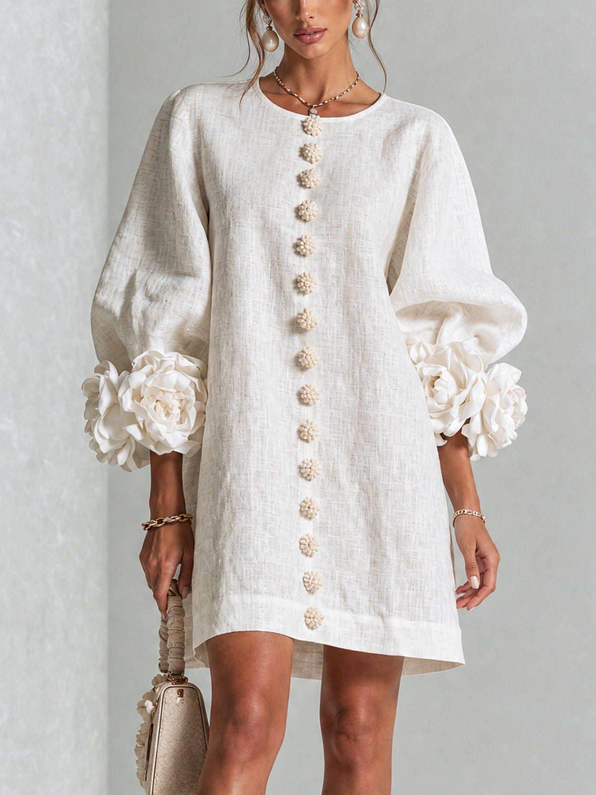 MARIETTA Skulpturales Shift-Kleid