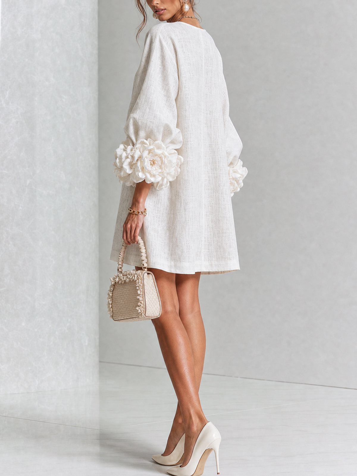 MARIETTA Skulpturales Shift-Kleid