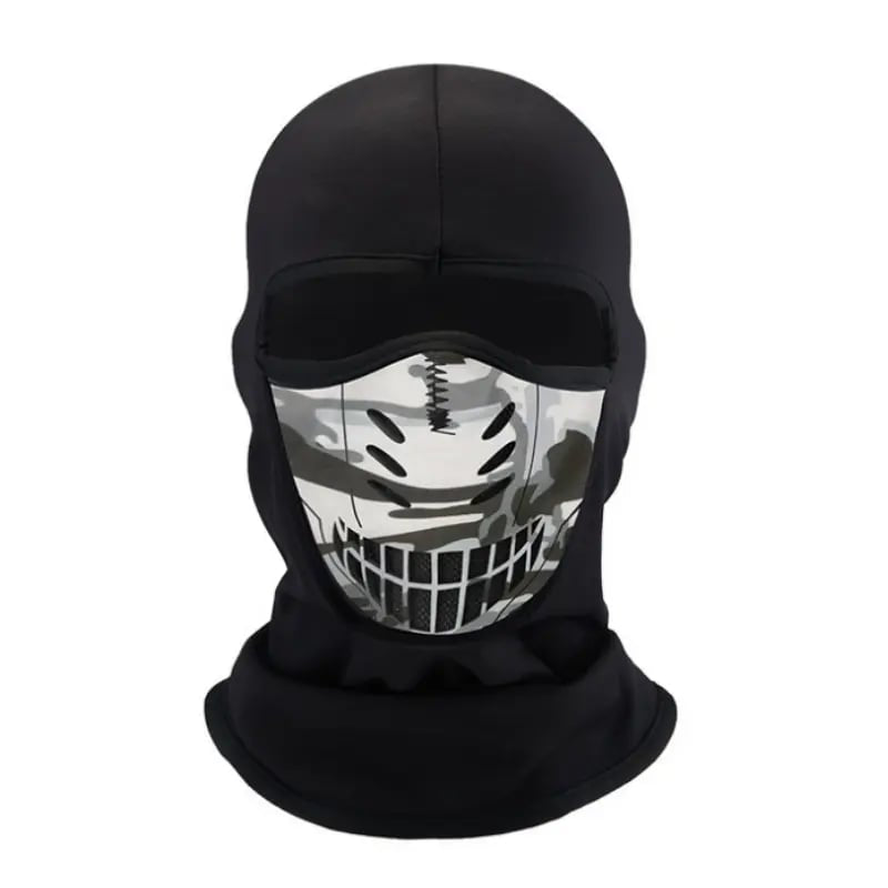 Skimaske Winter winddicht und warm 3D-Design atmungsaktive Kopftuch-Maske