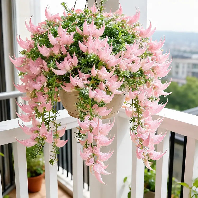 Papageienschnabel-Blumenzwiebeln – Einzigartige kaskadierende Blüten (100 Samen)