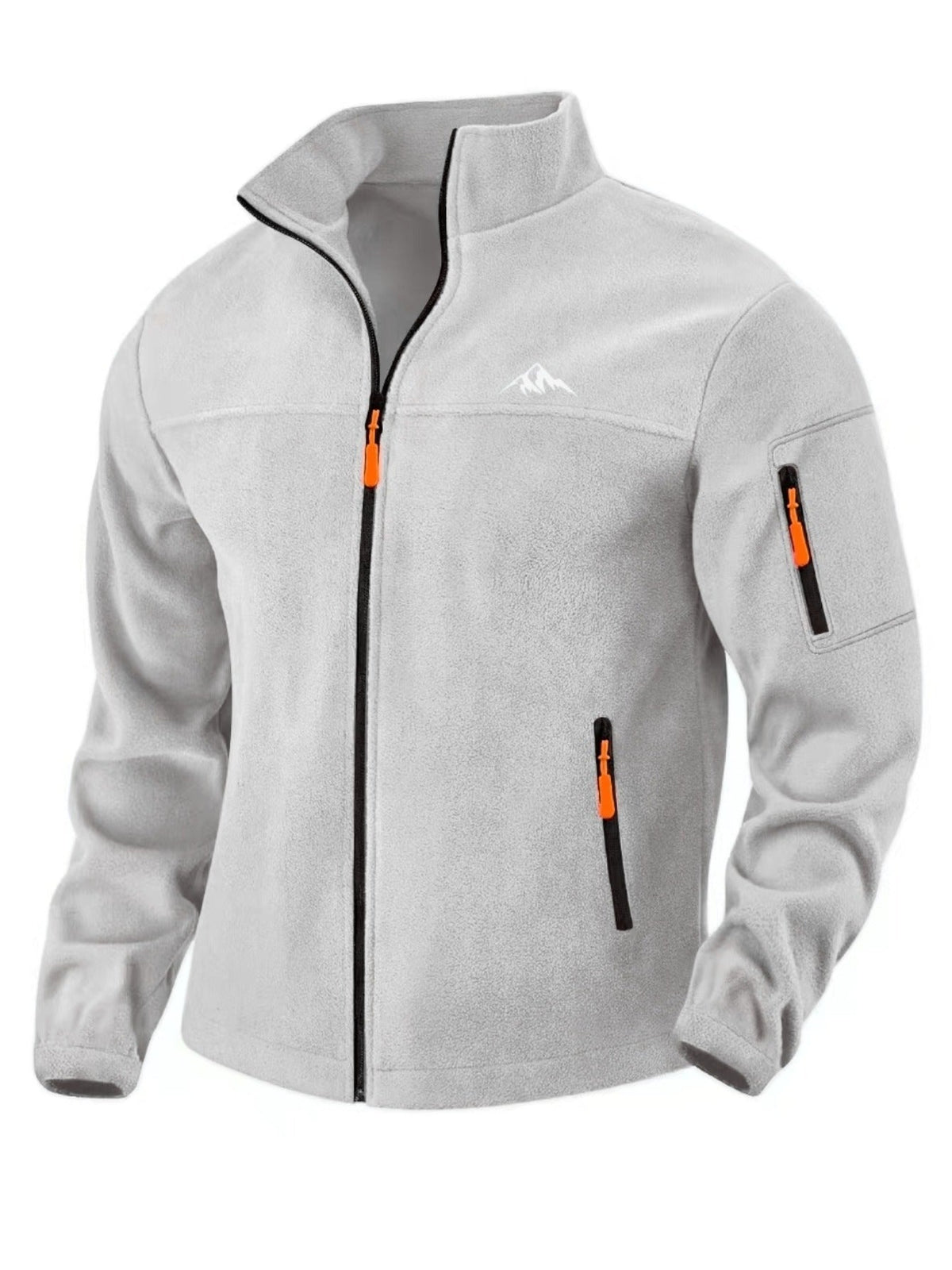 Herren Fleecejacke mit Stehkragen - Winddicht