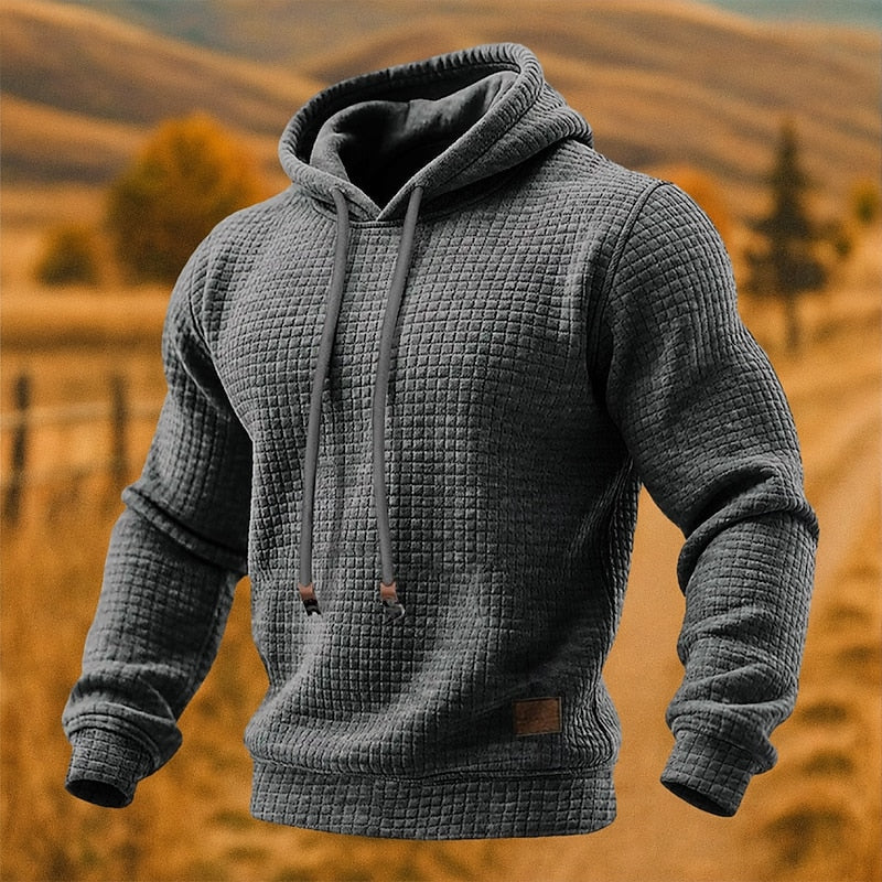 Beckett Strukturierter Pullover-Hoodie