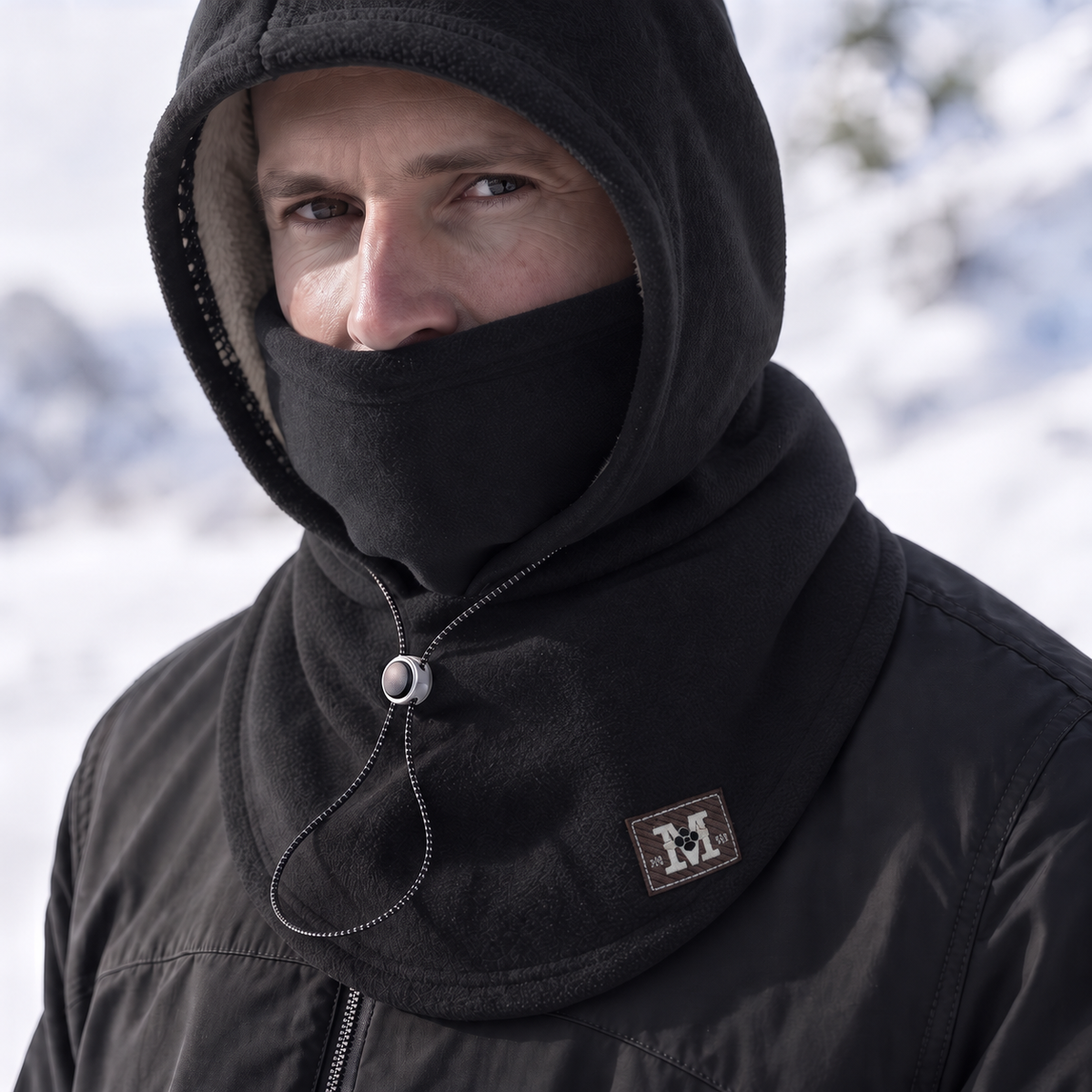 Fleece-gefütterte verstellbare Sturmhaube