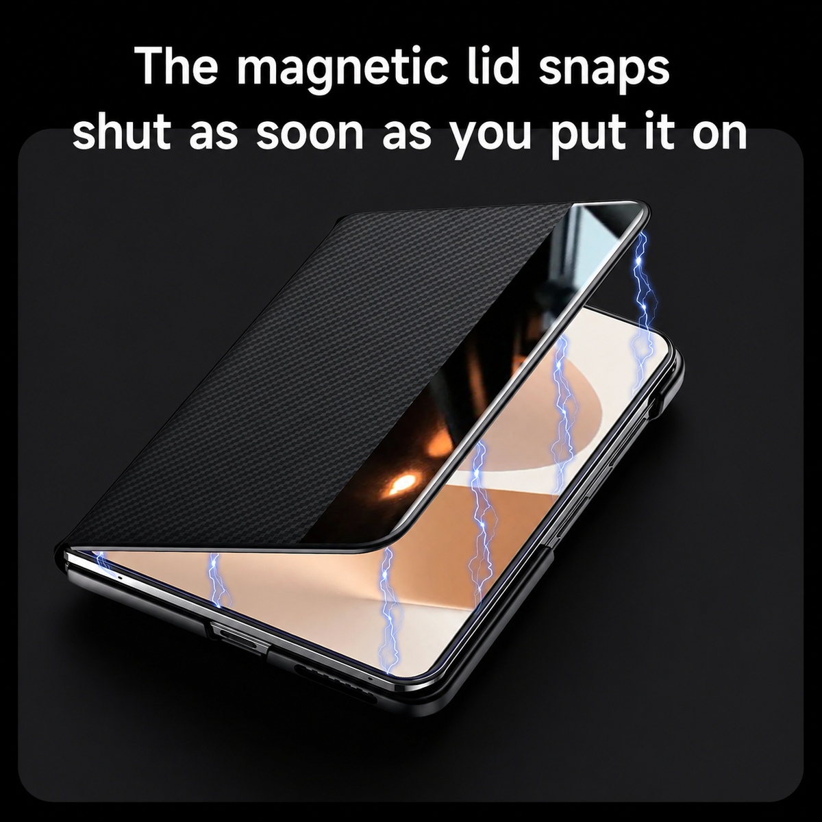 Carbon Fiber Leather MagSafe Hülle