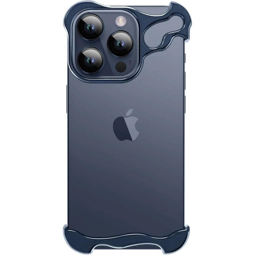Schützende Metall-iPhone-Bumper-Hülle – Sturz- & Kameraschutz
