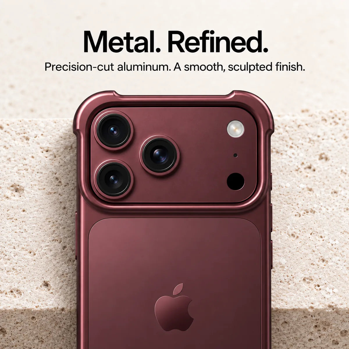 Schlanke Aluminium-iPhone-Bumper-Hülle – Stoßfeste Minimalistische Schutzhülle