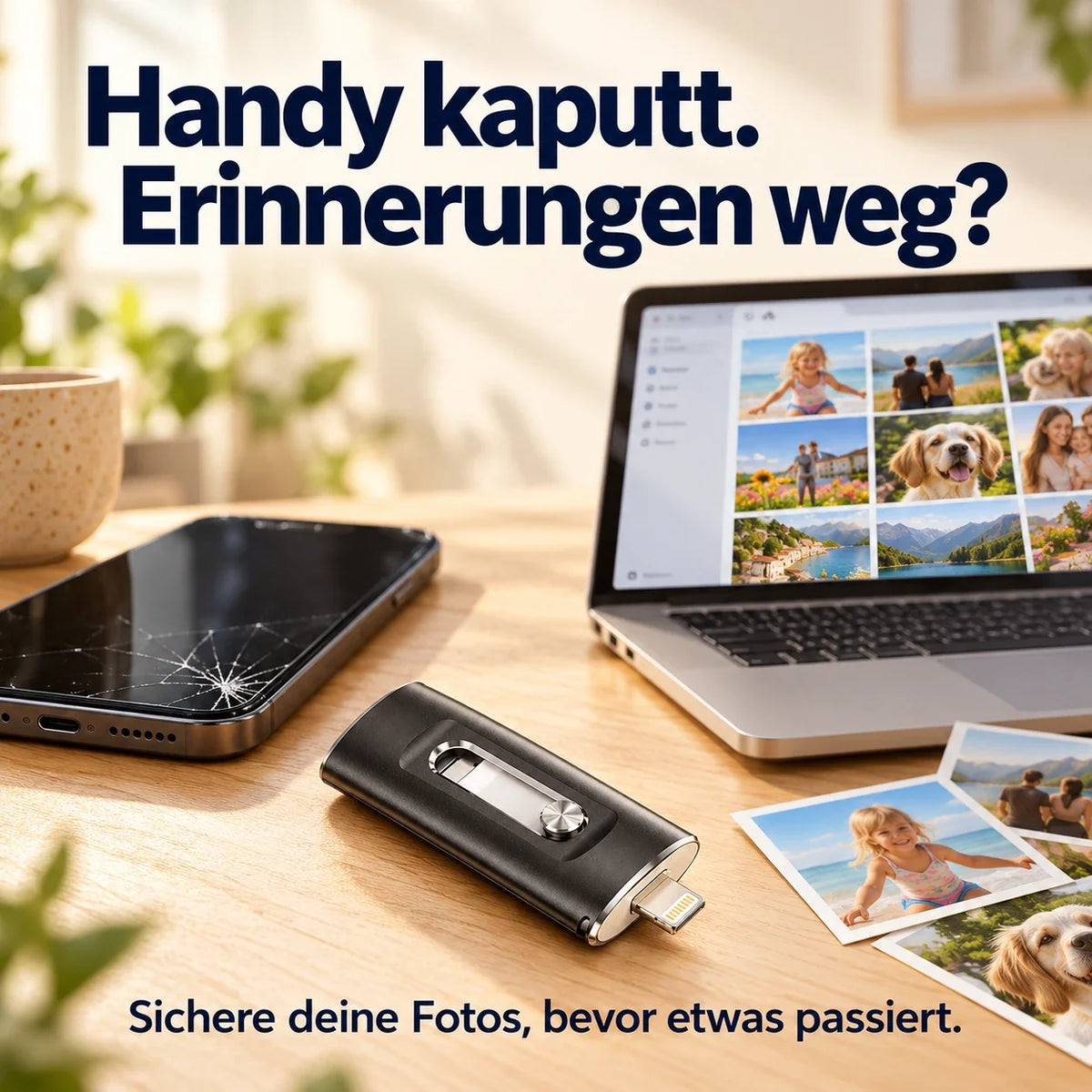 Fotostick für iPhone, Android & PC