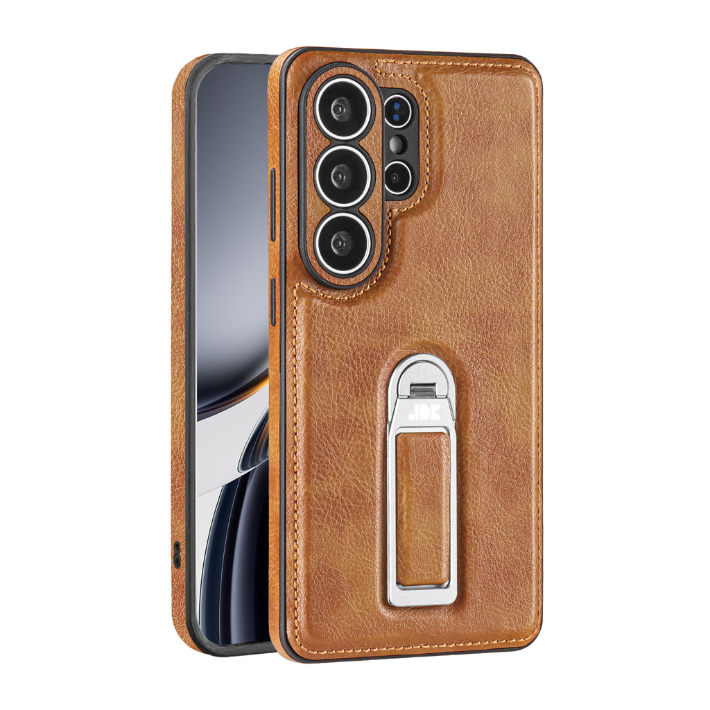 Premium Leder Stand Galaxy Handyhülle