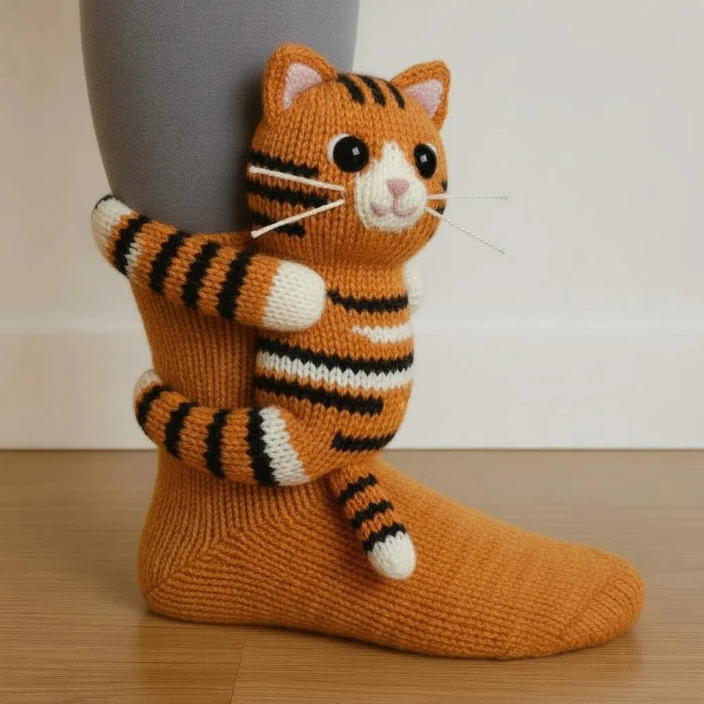 3D Tiersocken