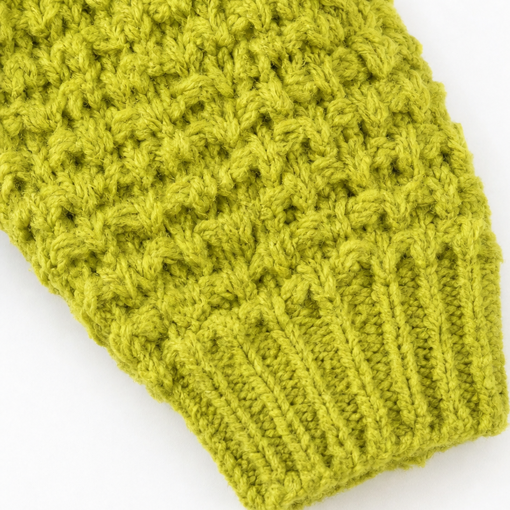 Chunky Knit Crossover V-Ausschnitt Pullover