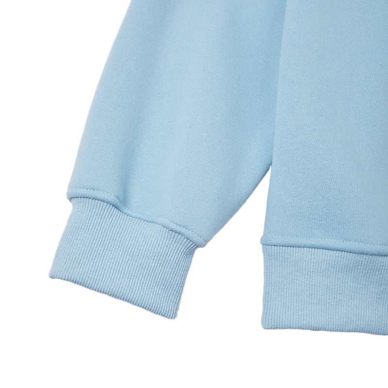 Relaxed Crew Neck Baumwolle Sweatshirt