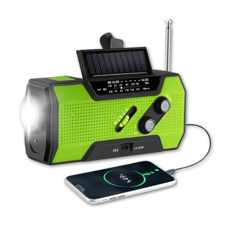 All-In-One Notfallradio mit 4000mAh Akku