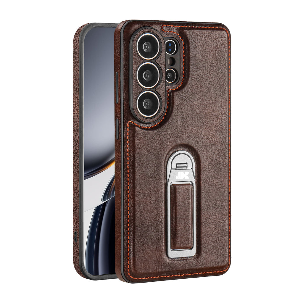 Premium Leder Stand Galaxy Handyhülle