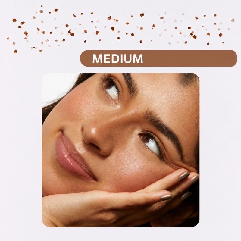 Glitzer-Stern Make-up-Stempel