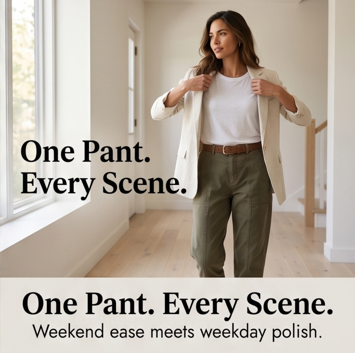 Tailored Utility Pants für Arbeit und Wochenende