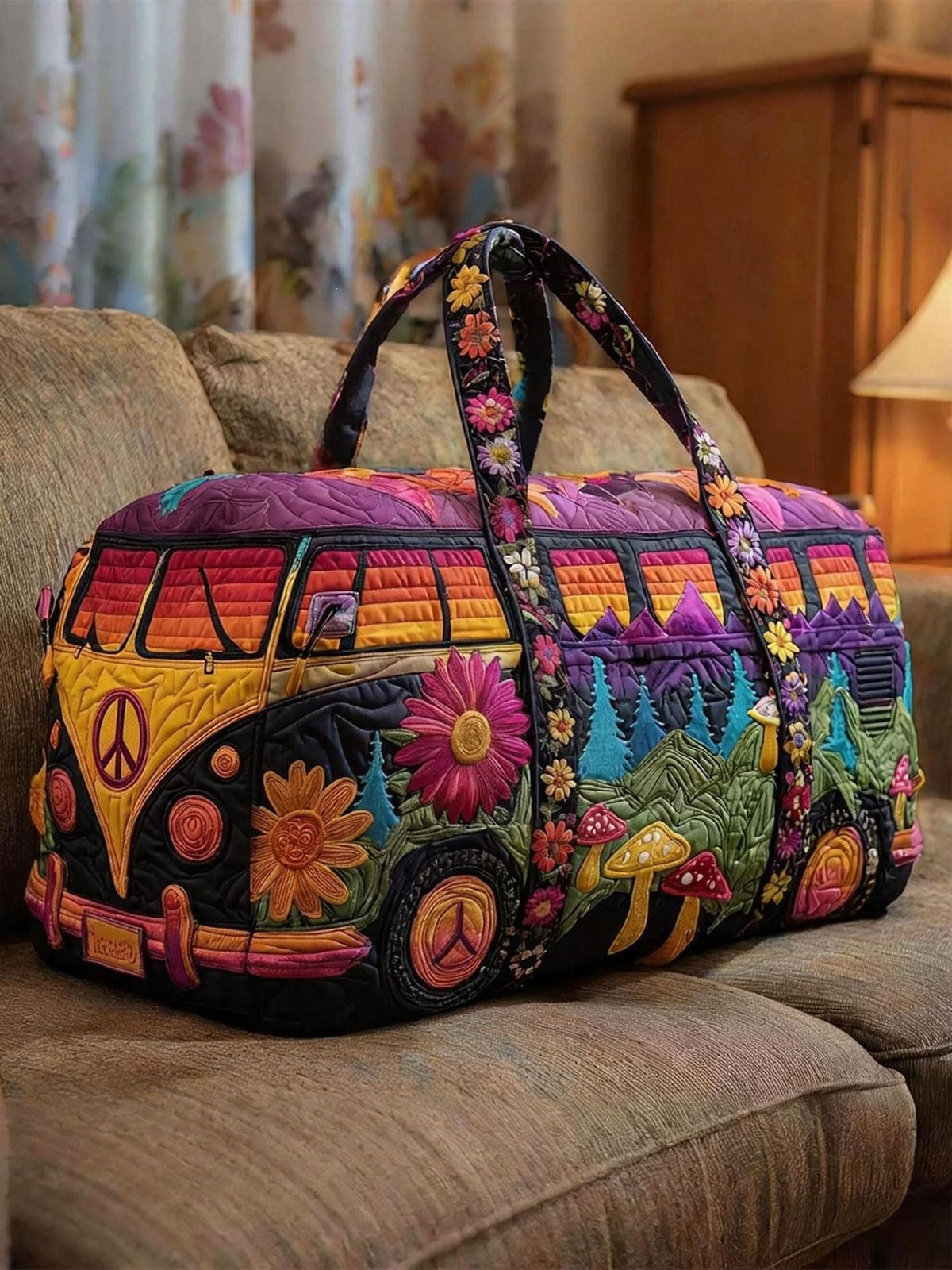 Gesteppte Reisetasche
