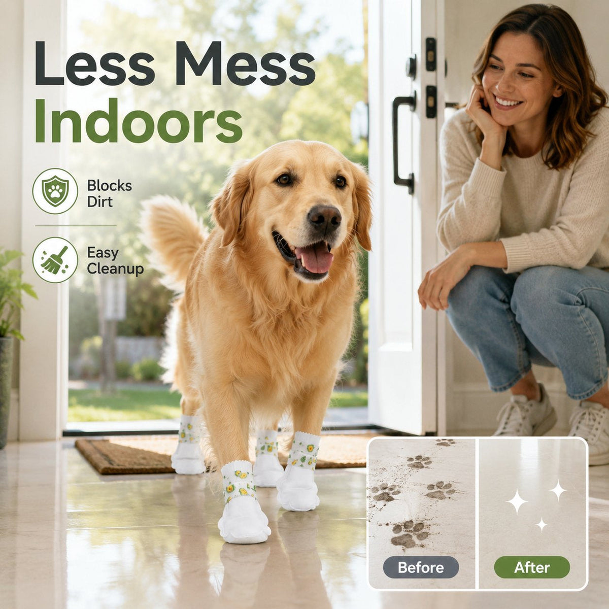 20 Stück wasserdichte Einweg-Hundeschuhe, geeignetes Zubehör für Outdoor-Hundespaziergänge