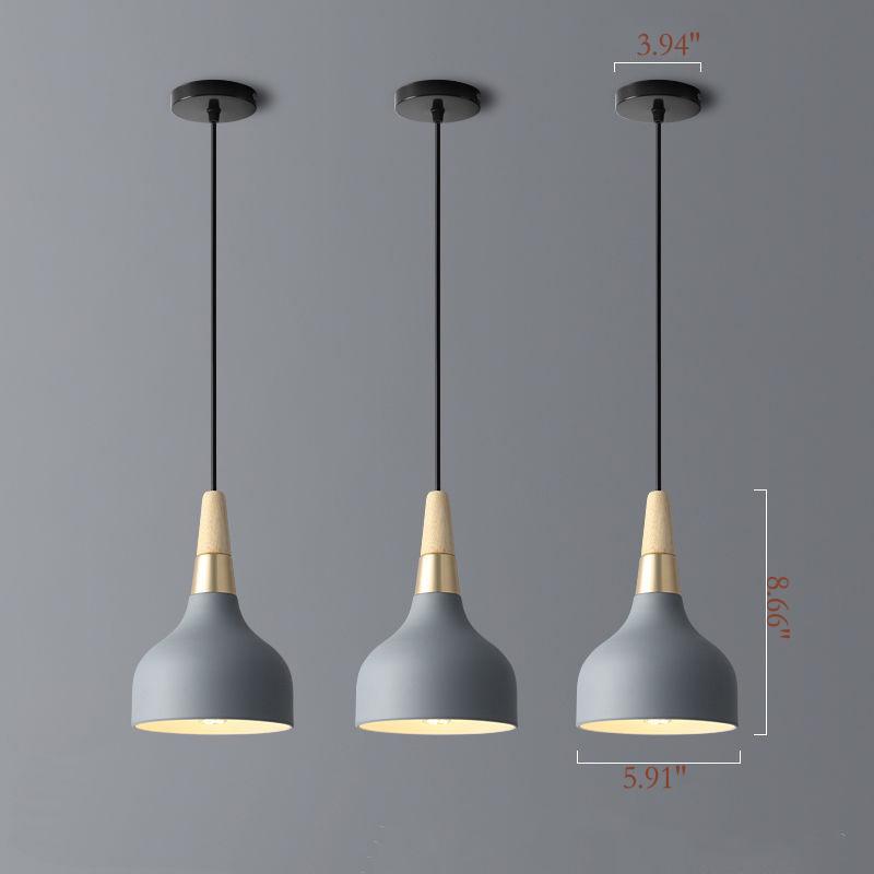 Moderne Macaron Disc Pendellampe
