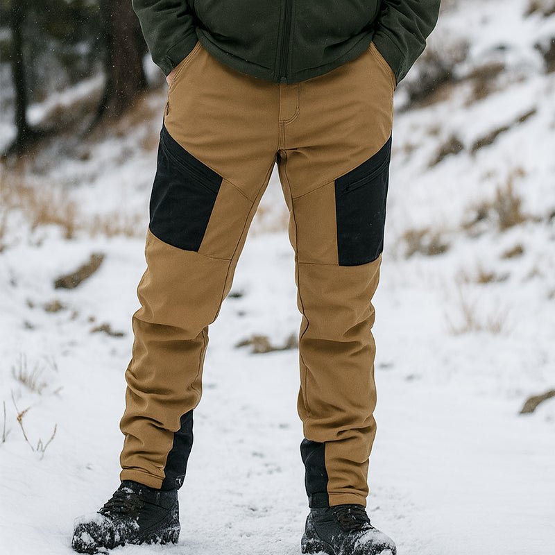 Herren Softshell Wasserdichte Outdoor Cargo Hose für Winter