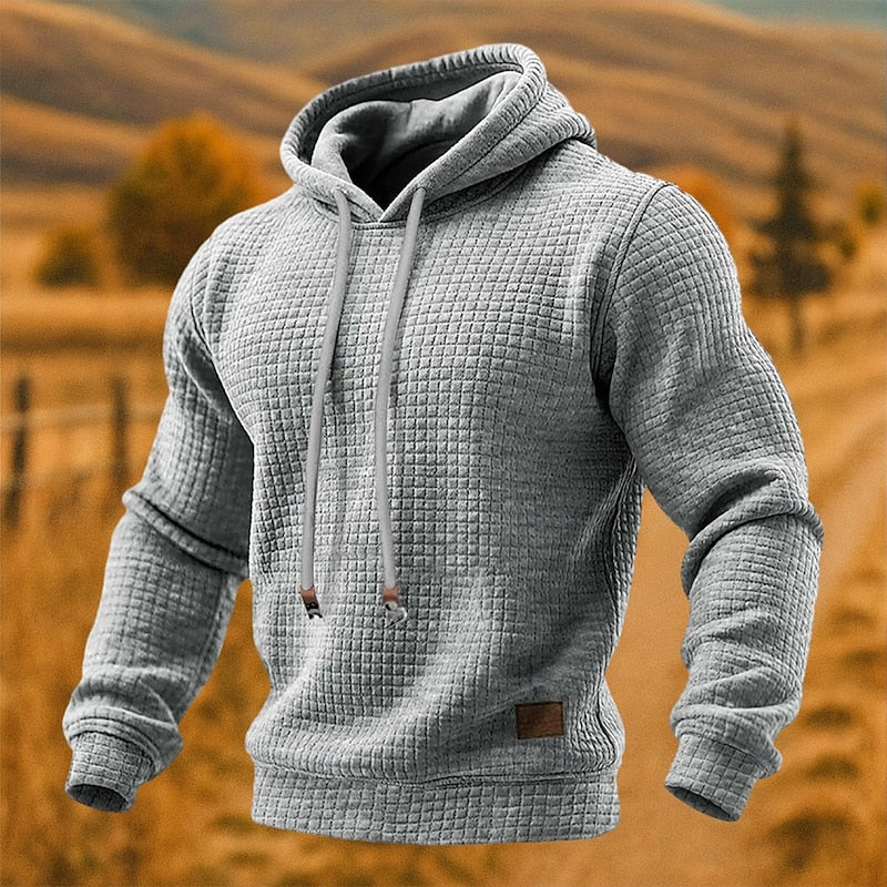 Beckett Strukturierter Pullover-Hoodie