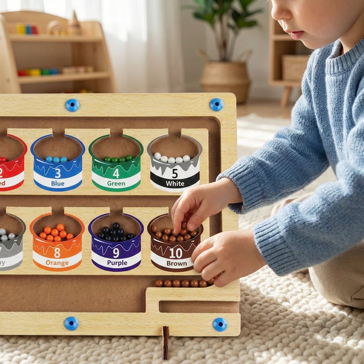 Magnetisches Montessori-Labyrinth
