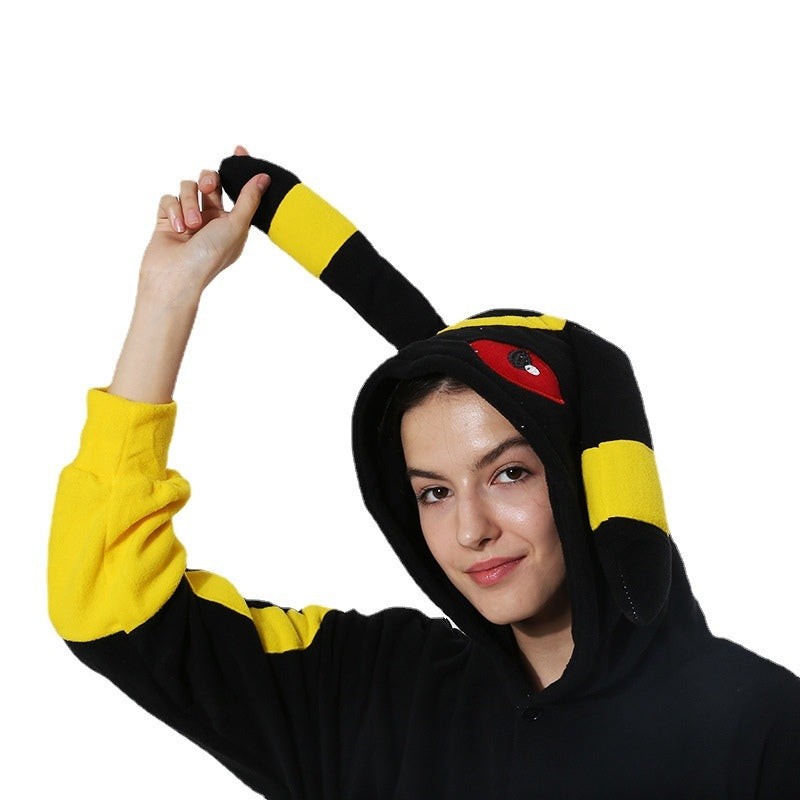 Kapuzen-Charakter-Onesie-Pyjamas für Erwachsene und Kinder