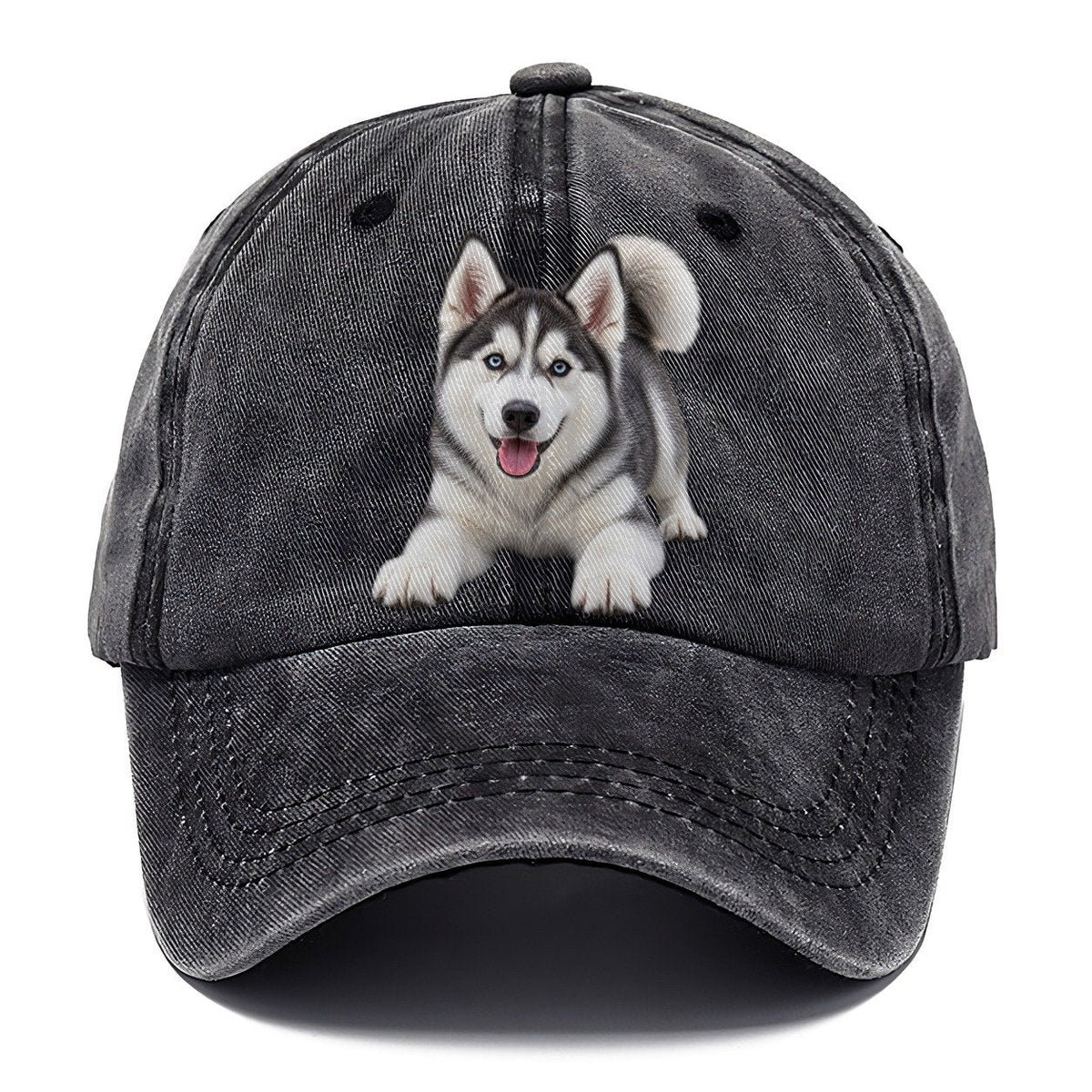 Sibirischer Husky Play Bow Top Breeds Classic Cap