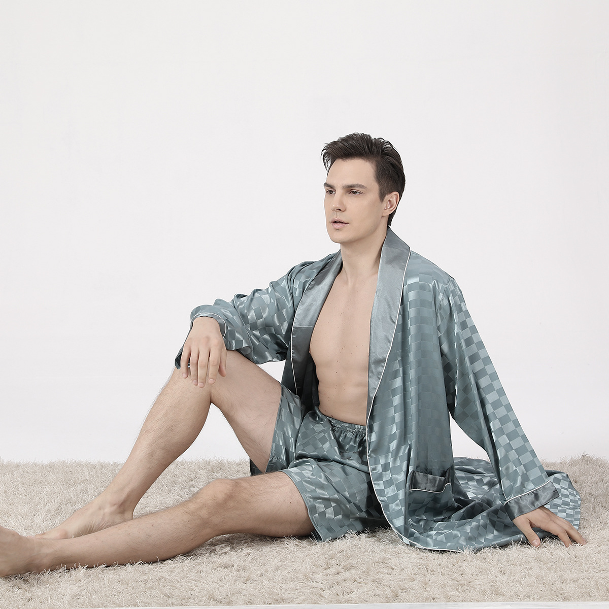 Camp Basel | Velorion Langer Kimono-Morgenmantel