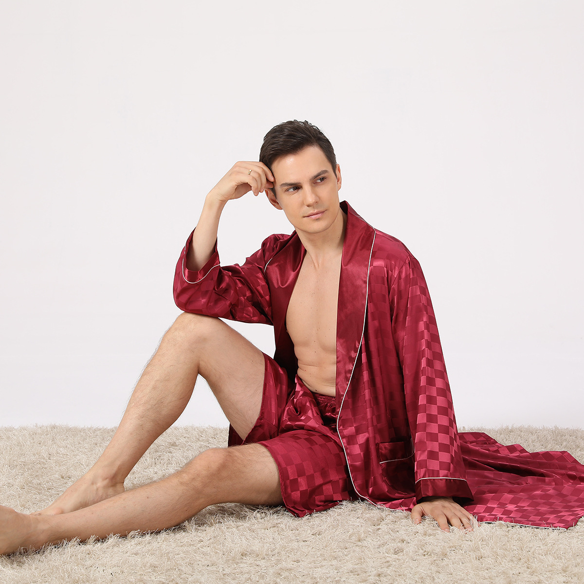 Camp Basel | Velorion Langer Kimono-Morgenmantel