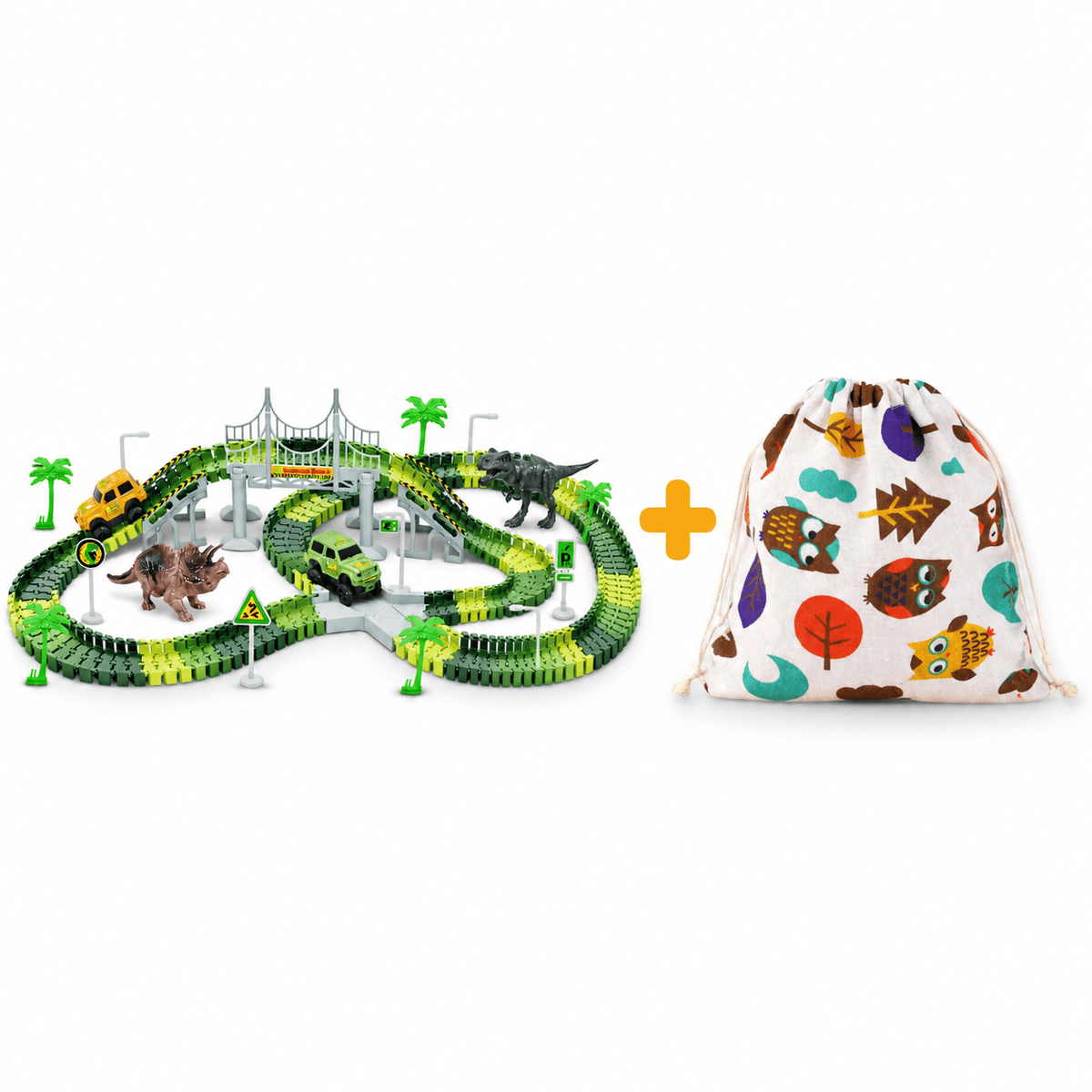 Flexibles Rennstrecken-Set für Kinder