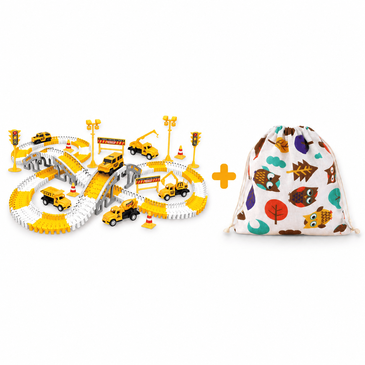 Flexibles Rennstrecken-Set für Kinder