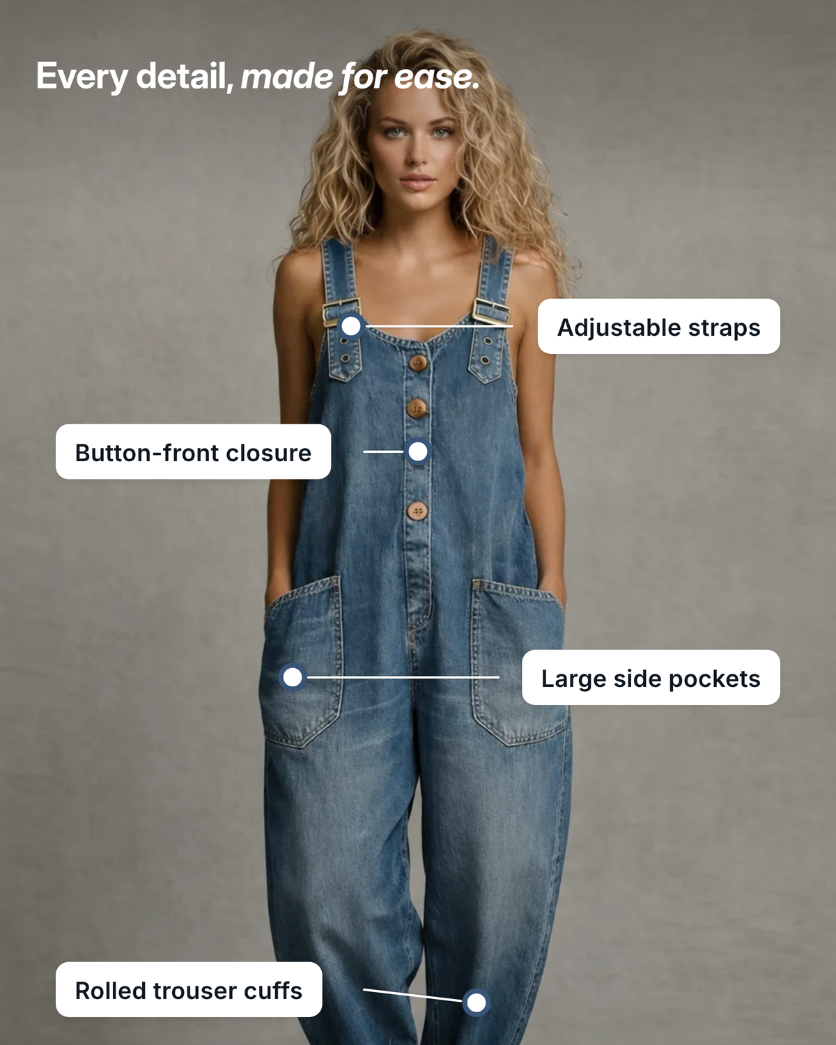Relaxed Utility Jumpsuit