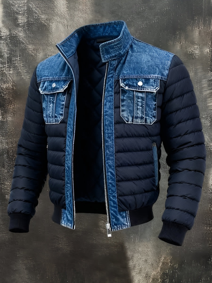 Thermo Denim-Hybridjacke