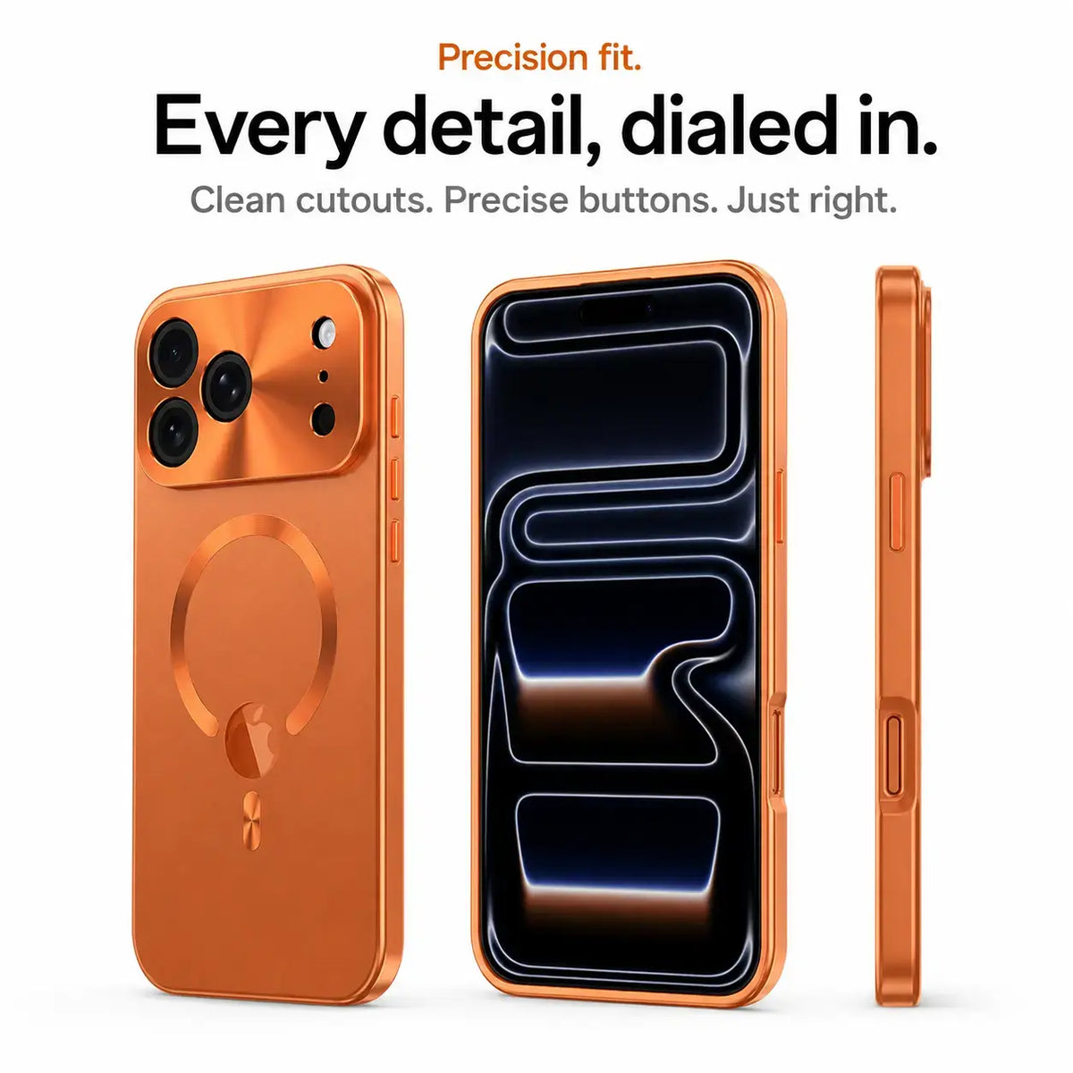 Magnetische iPhone-Hülle mit Metallrahmen und Privacy-Schutz