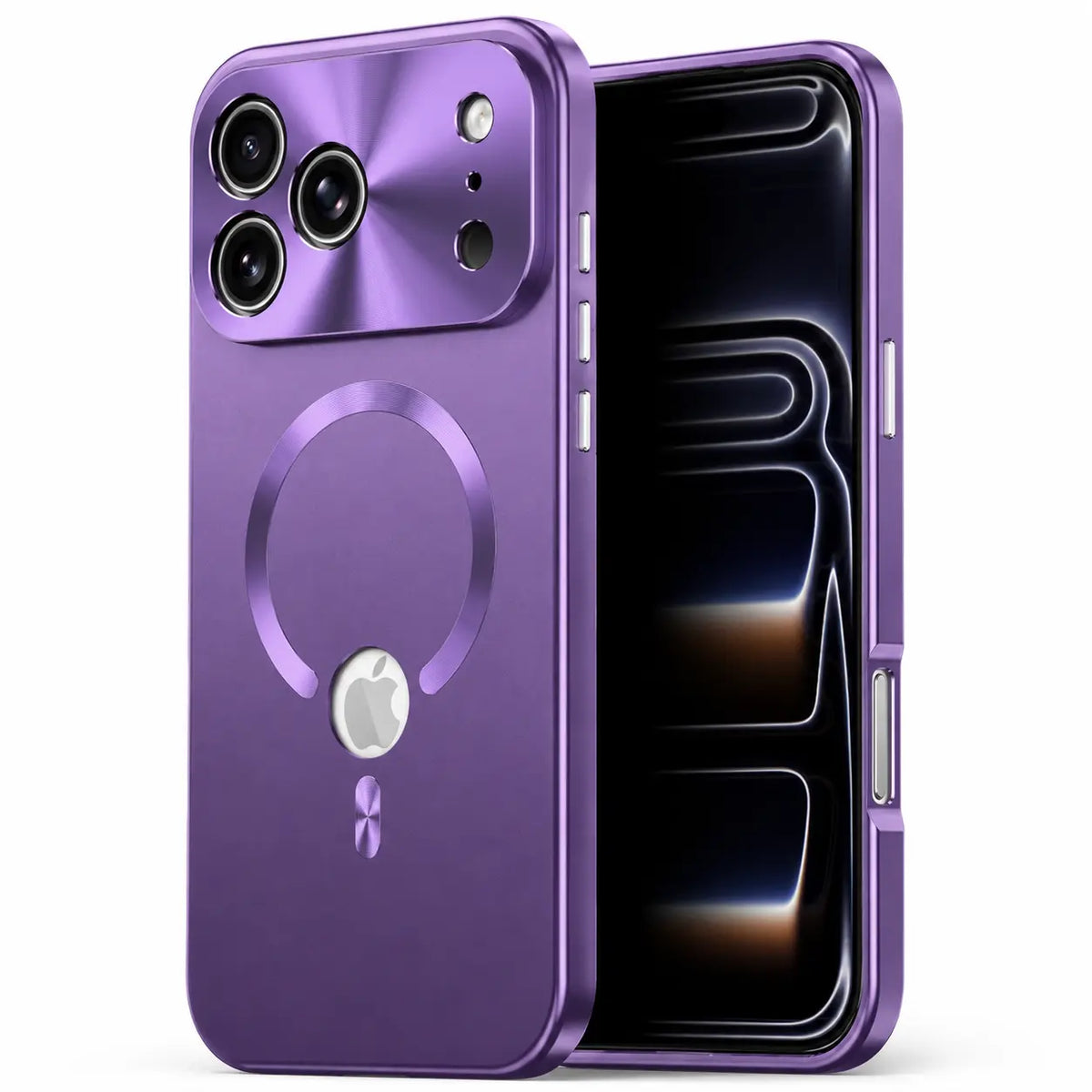 Magnetische iPhone-Hülle mit Metallrahmen und Privacy-Schutz