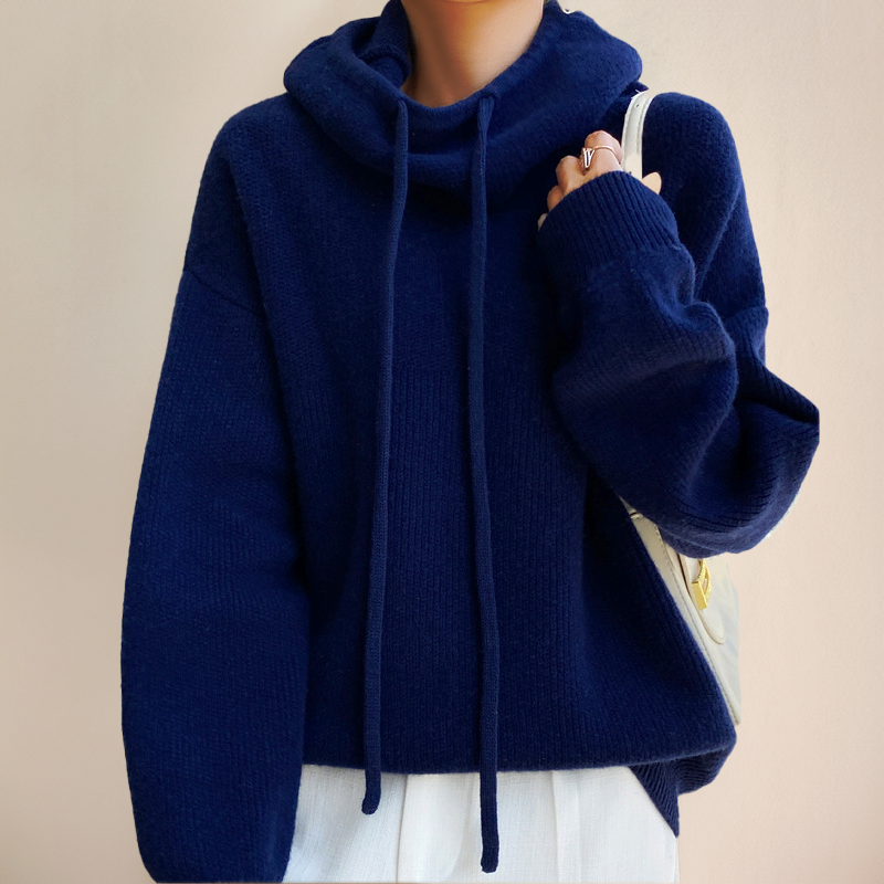 Merinowolle Damen Rollkragenpulli