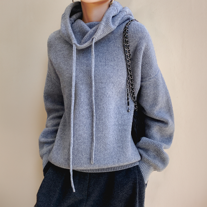Merinowolle Damen Rollkragenpulli