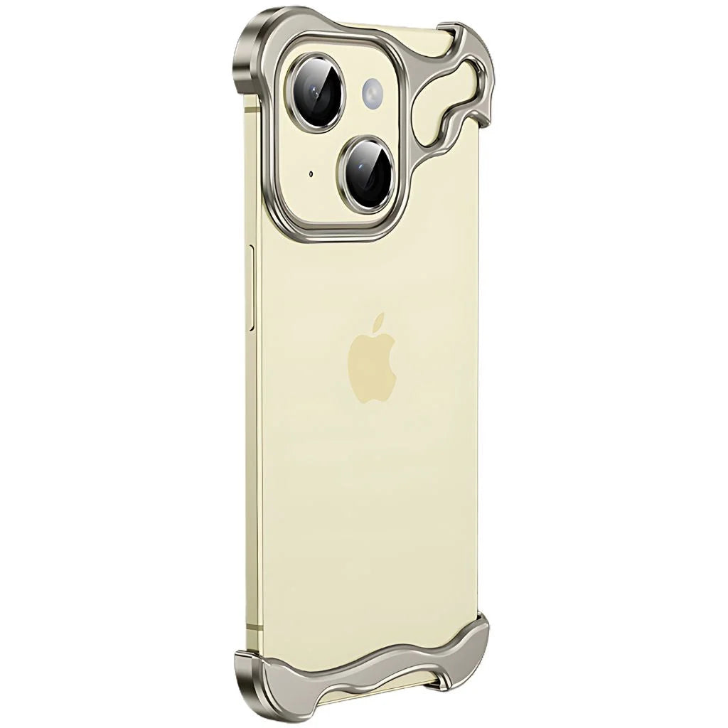 Schützende Metall-iPhone-Bumper-Hülle – Sturz- & Kameraschutz