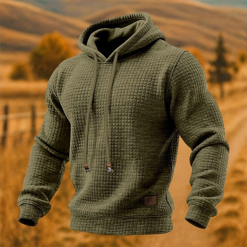 Beckett Strukturierter Pullover-Hoodie