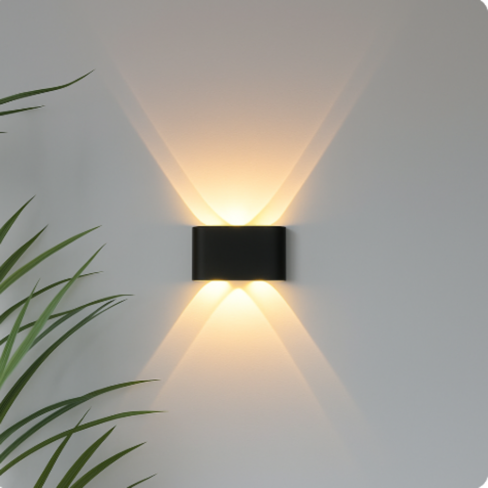 Moderne Minimalistische LED-Wandleuchte für Innen und Außen