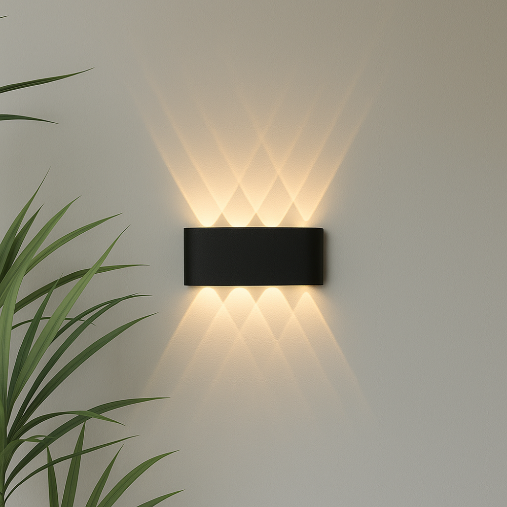 Moderne Minimalistische LED-Wandleuchte für Innen und Außen