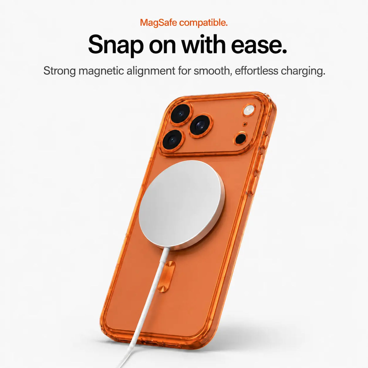 Getönte transparente MagSafe iPhone Hülle