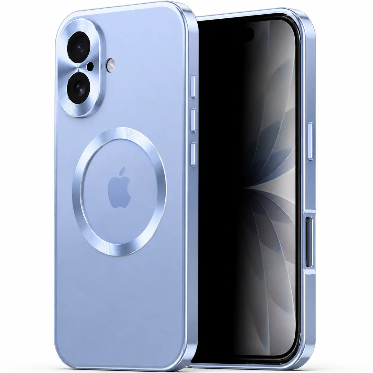 Magnetische iPhone-Hülle mit Metallrahmen und Privacy-Schutz