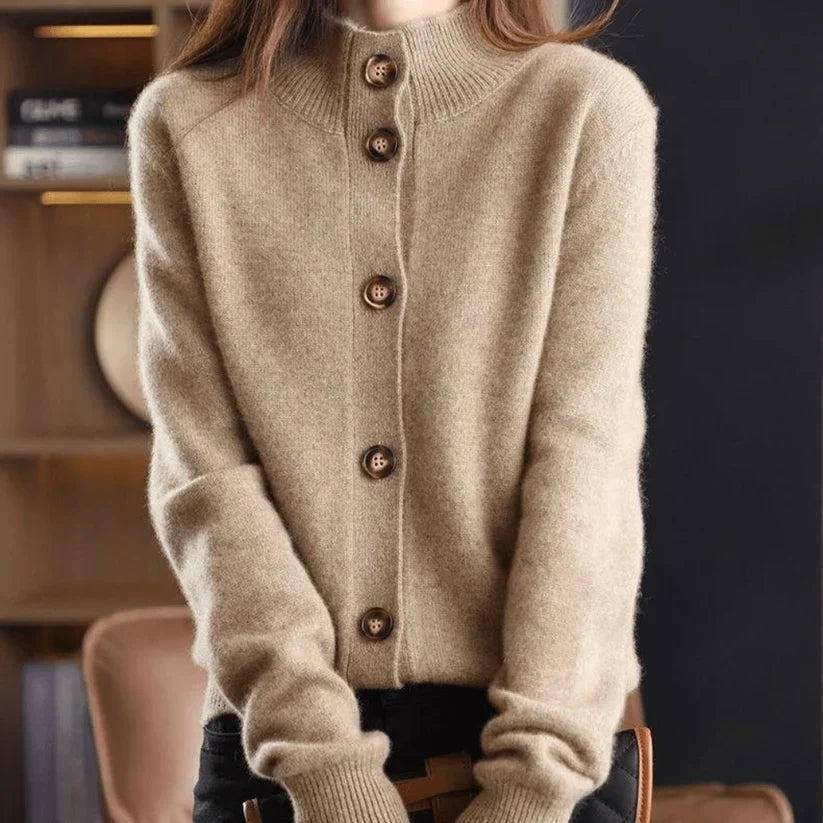 Weicher Cashmere-Cardigan in Relaxed-Fit | Ideal für Herbstabende