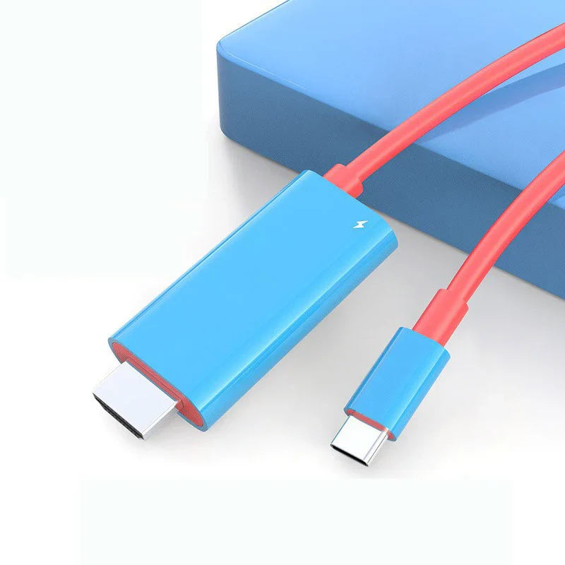 USB-C zu HDMI-Adapterkabel – Streamen, Spielen und Laden gleichzeitig – Für Switch, Handy und Tablet